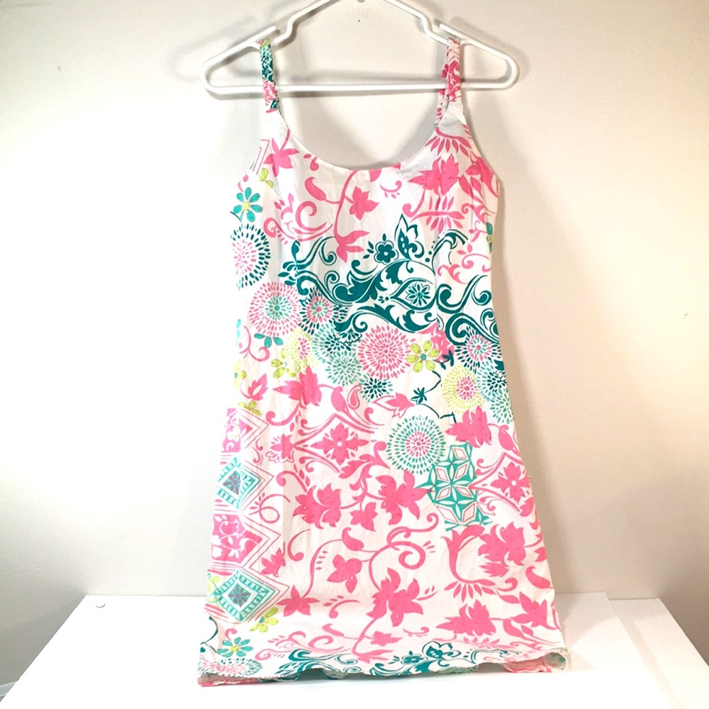 Eva Blue | Women’s Dress Size 4 | Beaded Front | Preowned